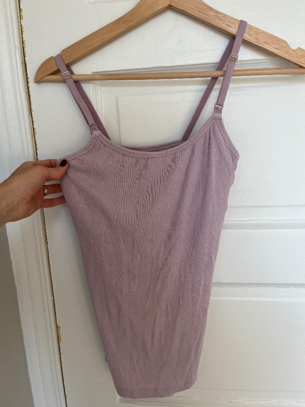 Embrace Soft Ribbed Nursing Tank - Lilac